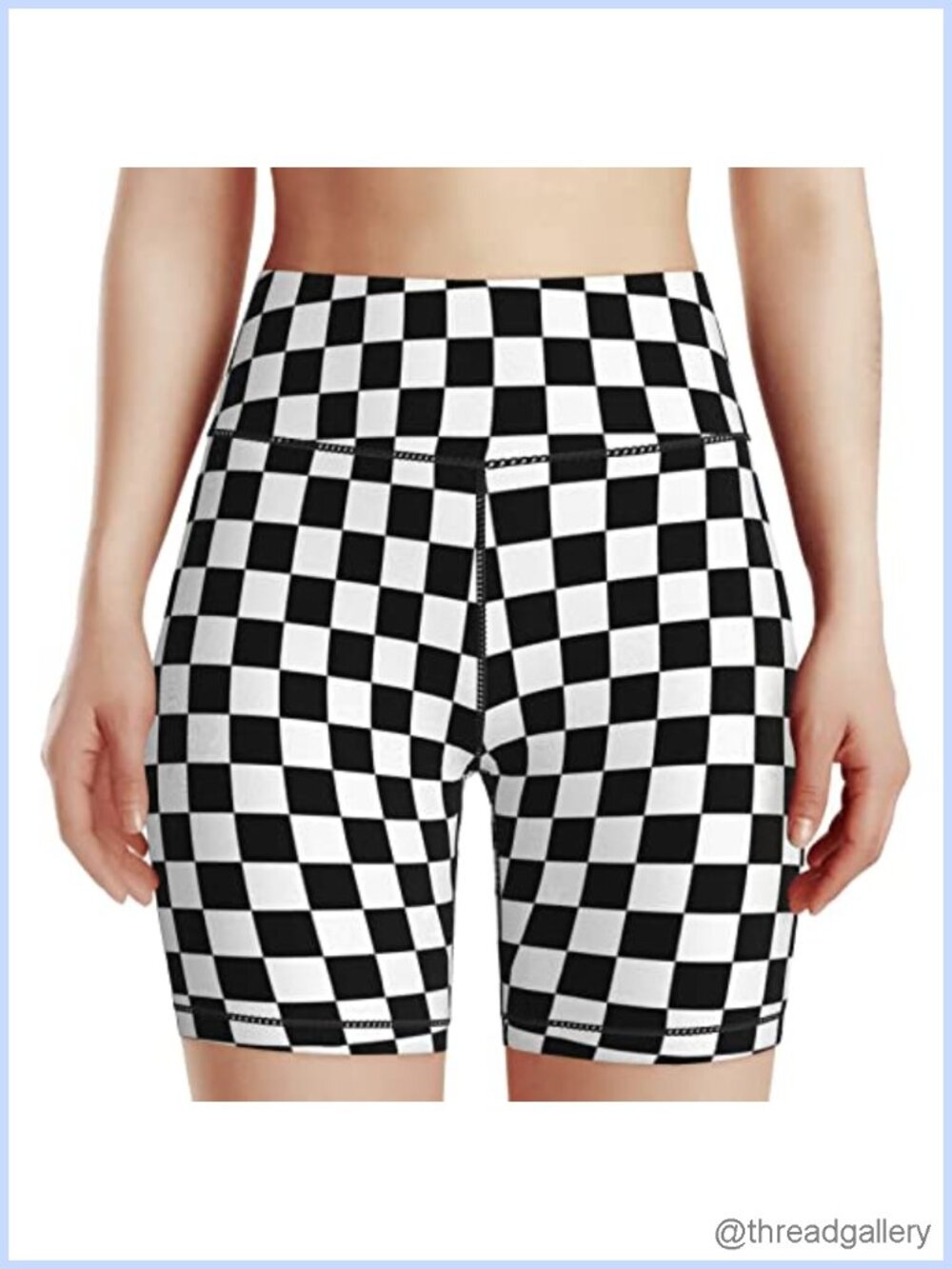 High Waist Bike Shorts Tummy Control Stretch Yoga Running Shorts